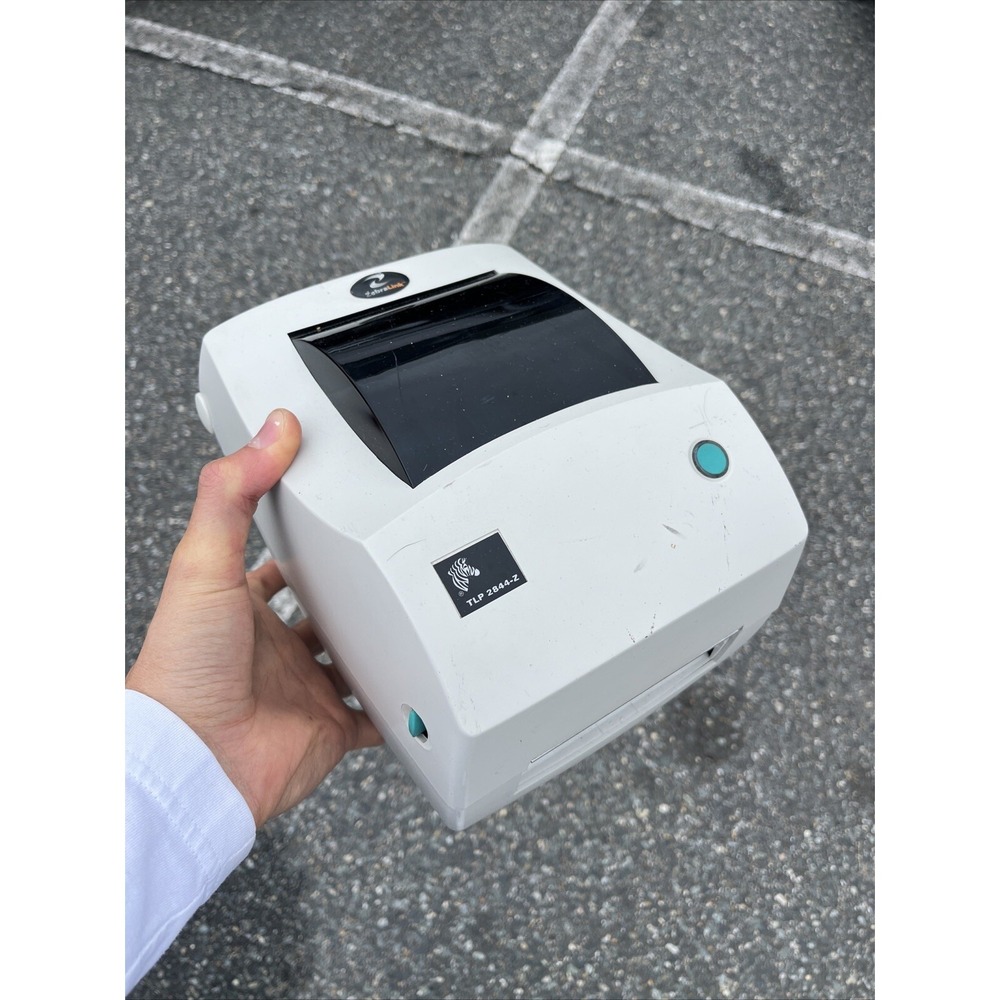 Zebra TLP 2844-Z Label Thermal Printer (284Z-10400-0001) Untested